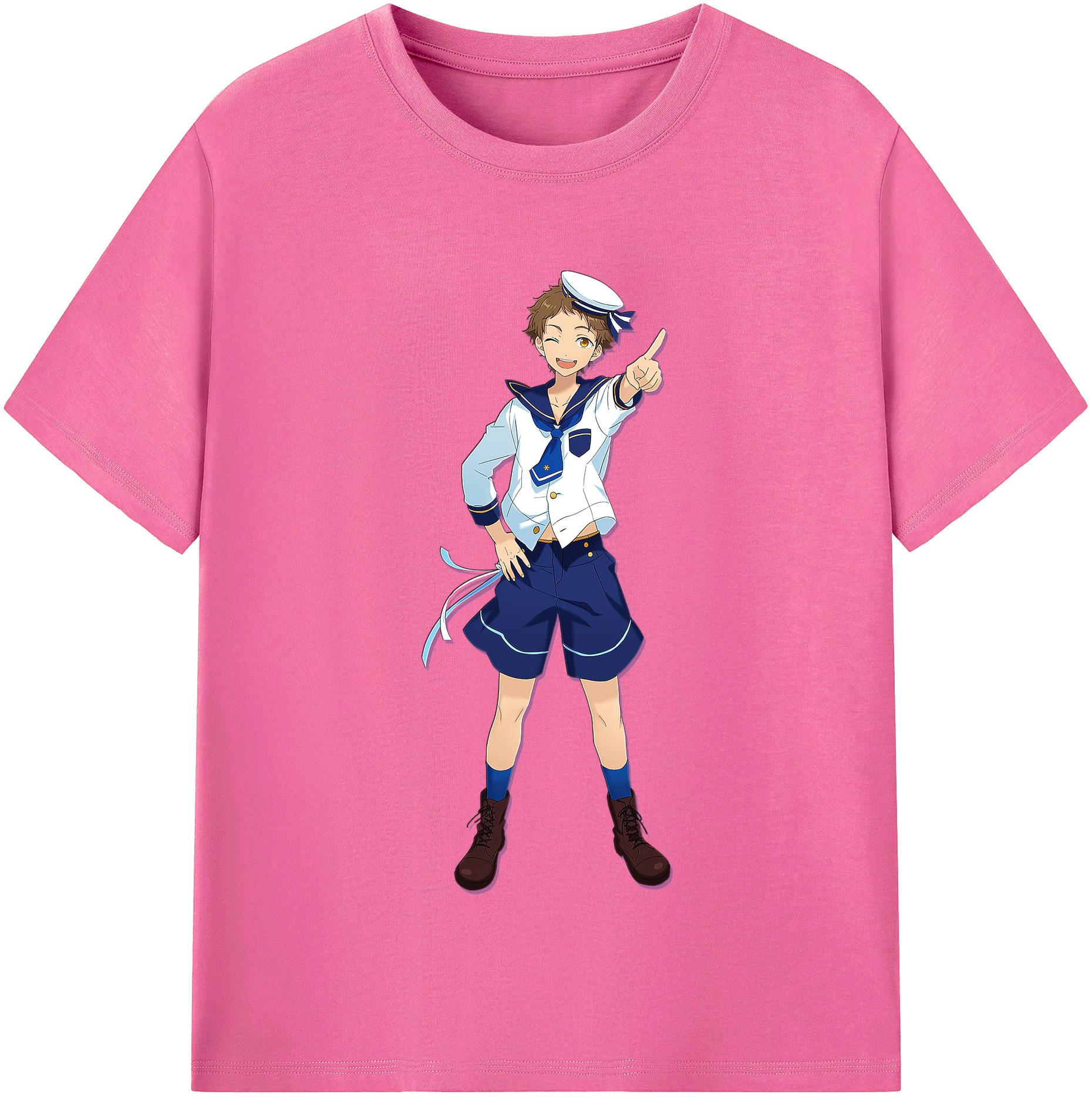 （画像用） あんさんぶるスターズ! Ensemble Stars レディースカジュアルプリントTシャツ（綿100％）